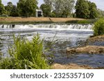 Small photo of a peaceful view of the widest waterfall in Europe