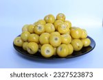 Small photo of yellow cherry fruit (nance fruta)