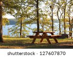 Picnic Table Near A Lake