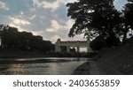 Small photo of Surabaya East Java Indonesia on December 20, 2023. Jagir floodgate (pintu air jagir) in the city of surabaya, a relic of the Dutch colonial era, which is still maintained until now