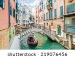 Canal In Venice  Italy