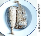 Small photo of mackerel ,Thai people like to consume mackerel.The famous menu is Mackerel Chili Paste.Serve with fresh vegetables or boiled vegetables.