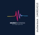 music logo concept sound wave ...