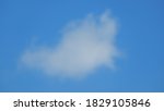 cloud floating in clear blue sky | Shutterstock . vector #1829105846