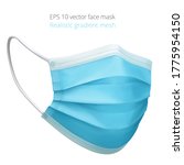 vector surgical face mask.... | Shutterstock .eps vector #1775954150