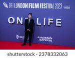 Small photo of London, England, UK - October 12, 2023: Kristy Matheson attends the "One Life" Headline Gala premiere during the 67th BFI London Film Festival at The Royal Festival Hall