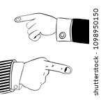 human hand in office suit... | Shutterstock . vector #1098950150