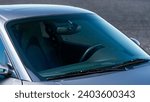 Small photo of Windshield on a silver car