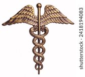 Caduceus medical symbol...
