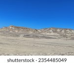 Small photo of The desert of Egypt, South Sinai Governorate, natural mountains and rocks, with their amazing and wondrous landscapes and shapes, and clear blue skies