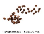 Coffee Beans. Isolated On A...