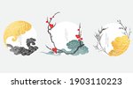 japanese background with gold... | Shutterstock .eps vector #1903110223