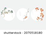 japanese background with... | Shutterstock .eps vector #2070518180
