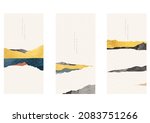 abstract landscape background... | Shutterstock .eps vector #2083751266