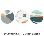 landscape background with... | Shutterstock .eps vector #2098413856