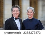 Small photo of Versailles, France, 20-09-2023 : Guillaume and Amandine Gallienne arrives before the State Dinner with Charles III and Queen Camilla at the Palace of Versailles.