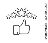  ustomer satisfaction icon.... | Shutterstock .eps vector #1659053650