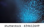 bokeh blue background abstract | Shutterstock . vector #654612649