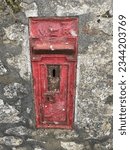 Small photo of Unused Victorian Postbox in Carleen, Cornwall