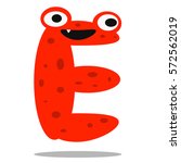 funny monsters cartoon alphabet | Shutterstock .eps vector #572562019