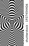 abstract hypnotic pattern with... | Shutterstock .eps vector #1937454406