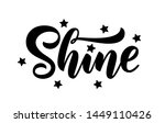 shine hand drawn brush... | Shutterstock .eps vector #1449110426