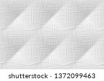 white 3d seamless pattern  wavy ... | Shutterstock . vector #1372099463