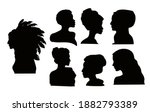 silhouette profile group of a... | Shutterstock .eps vector #1882793389