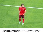 Small photo of Saint Petersburg, Russia – July 2, 2021. Switzerland national football team centre-back Xherdan Shaqiri during EURO 2020 quarterfinal Switzerland vs Spain (1-1).