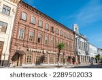 Small photo of Samara, Russia – June 22, 2018. Historic building occupied by the Samara Public Library at 95 Kuybysheva Street in Samara, Russia. Also known as merchant Christensen House and Sanin House