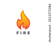 fire flame abstract vector logo ... | Shutterstock .eps vector #2012373386