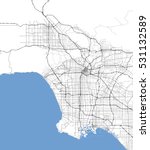 Map Los Angeles City....