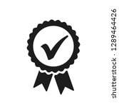 approval check icon  quality... | Shutterstock .eps vector #1289464426