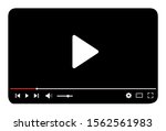 video player. multimedia player ... | Shutterstock .eps vector #1562561983