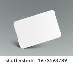 realistic falling card paper... | Shutterstock .eps vector #1673563789