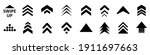 set swipe up arrows icon. group ... | Shutterstock .eps vector #1911697663