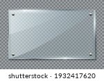blank poster in 3d realistic... | Shutterstock .eps vector #1932417620