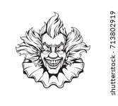 Clown Adult Coloring Page