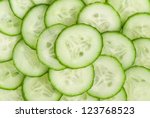 Background With Cucumbers