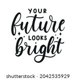 your future looks bright... | Shutterstock .eps vector #2042535929