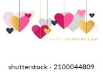 happy valentine's day... | Shutterstock .eps vector #2100044809