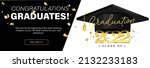 congratulations graduates... | Shutterstock .eps vector #2132233183