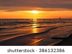 Golden Natural Sea Sunset View...