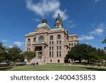 Small photo of Fort Worth, Texas - November 4, 2023: The Tarrant County Courthouse in Fort Worth was completed in 1895. It is the sixth courthouse building to serve the citizens of Tarrant County.