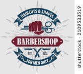 Barbershop Logo  Poster Or...