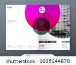 brochure template layout design.... | Shutterstock .eps vector #1035244870