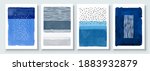 set of abstract hand painted... | Shutterstock .eps vector #1883932879