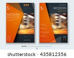 brochure template layout design.... | Shutterstock .eps vector #435812356
