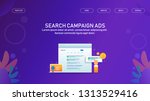 search campaign  search ads ... | Shutterstock .eps vector #1313529416