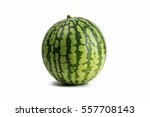 yellow watermelon isolated on the white background.